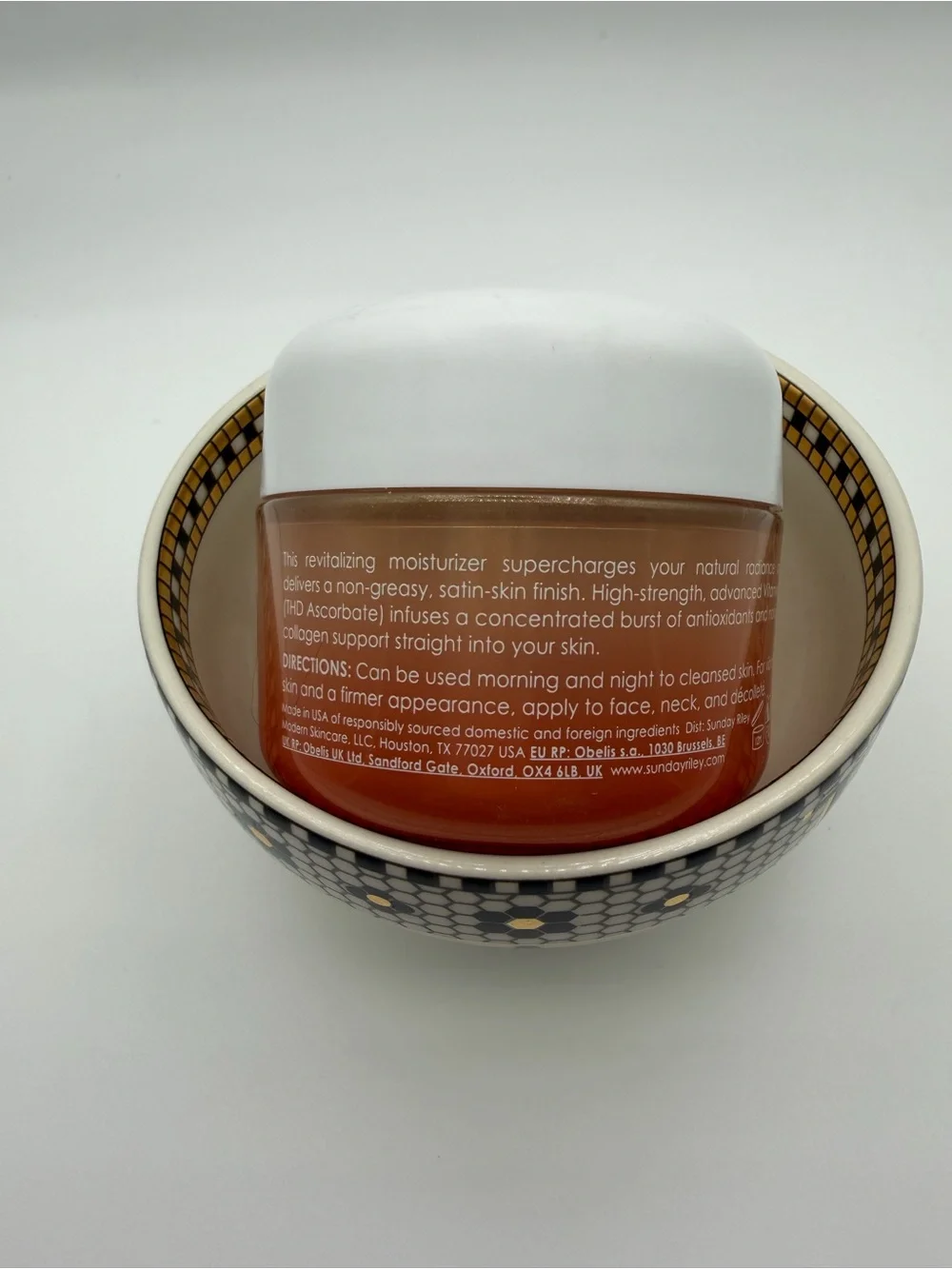 Sunday Riley C.E.O. Afterglow Brightening Cream - Orange, White